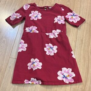💙 Old Navy Kids Dress in Red with Pink Floral 💙
